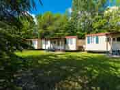View of the static caravans