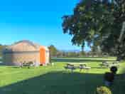 Lots of lovely space around the yurt