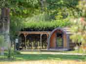 Camping pod exterior