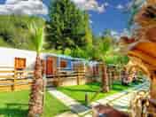 The static caravans Agapanthus