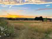 Campsite sunset