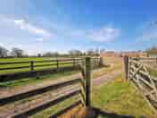 View of the Hardstanding pitches from our orchard