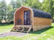 Outside of pod with porch