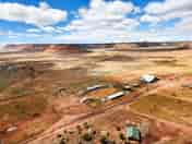 Sky View of The Peacemaker Ranch and RV Park