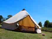 Bell tent exterior