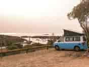Pitch with sea views