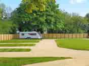 Level pitches throughout the site