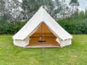 Unfurnished bell tent