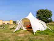 Bell tent exterior