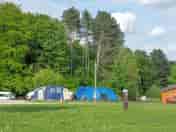 Grass pitches with electric hook up