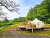 Bell tent exterior