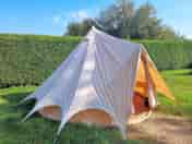 Pre-pitched tent