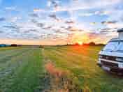 Visitor image of the sunset from the field