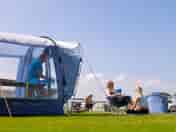 Grassed tent pitches
