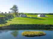 The pond in front of Madonna and Queen