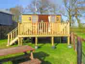 Shepherd's hut exterior