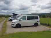Rudyard hardstanding/grass small camper/motorhome pitch