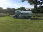 Campervan with awning