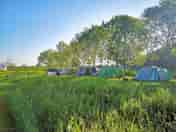 Sunrise at the site