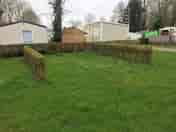 Spacious area for tents and campervans