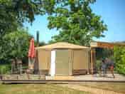 Beach yurt