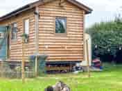 Exterior of the hut