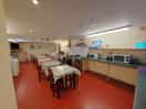 Kitchen facilities. dark, smelly and unwelcoming