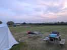Looking out over the field