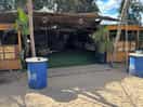 Tent area for gatherings