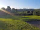 View from our touring pitch. stunnin hills an a clear sky at night for shooting stars!