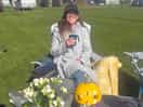 Mothers day morning in the sun on site