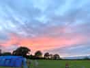 View in the evening from our pitch