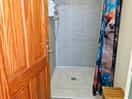 Very roomy shower facility