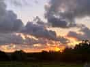 Sunset over bakesdown farm