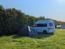 Campervan and tent pitch
