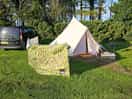 Bell tent setup