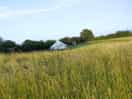 View of bell tent
