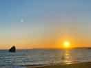 South milton sands at sunset