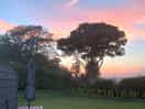 Sunset from outdoor seating