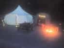 Firepit at night
