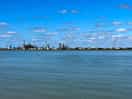 Oil refinery directly opposite