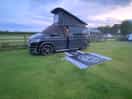 My campervan on pitch