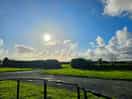 Lovely sky from our pitch