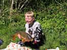 Fishing my sons first fishing trip and he court a carp :)