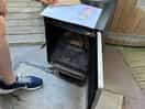 The wood stove with instructions