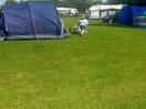 Looking back towards the caravan area