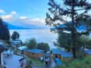 View from the camping pitch
