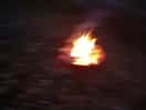 Firepit in the night