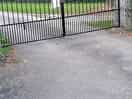 Gates padlocked