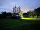Clear sky, nice pitches plenty of space